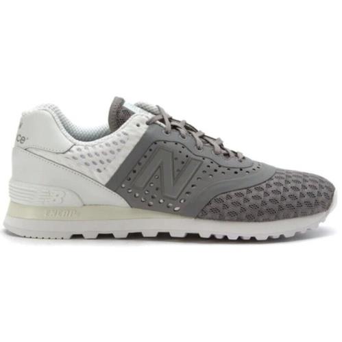 New Balance Men`s MTL574MG Breathe Classic Running Shoes Grey/white Size 9