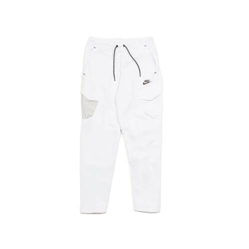 Men`s Size L Nike Sportswear Tech Fleece Utility Jogger Football Grey White