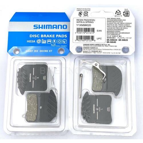 2 Pair Shimano H03A Saint M820 Zee Deorext M8020 Resin Pads Ice Tech Y1XM98020