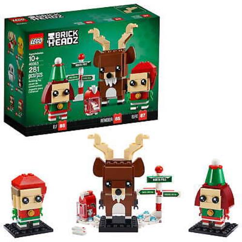 Lego Brickheadz Christmas Reindeer Elf and Elfie 40353