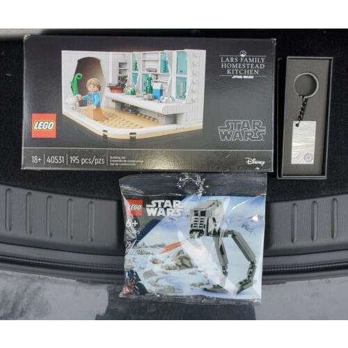 Lego 40531 Star Wars Lars Family Homestead Kitchen Mandalorian Keychain At-st