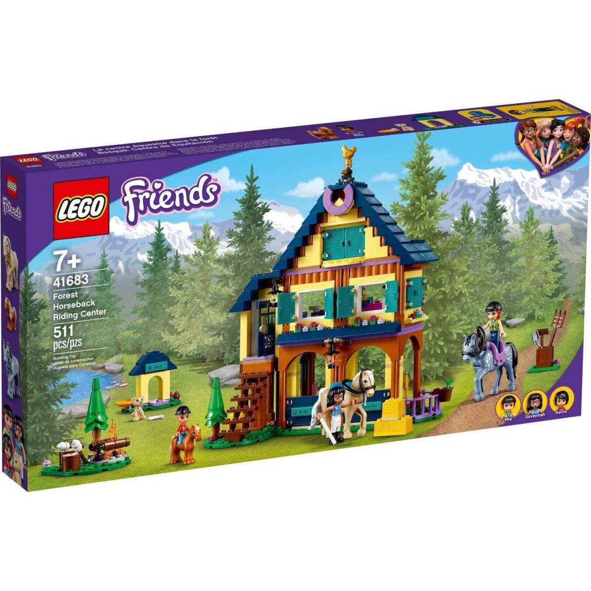 Lego Friends Forest Horseback Riding Center Set 41683