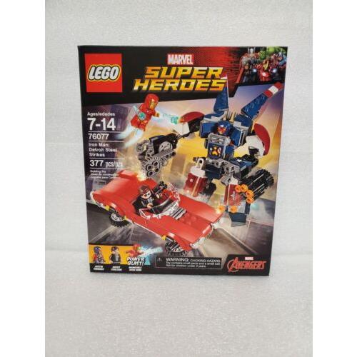 Lego 76077 Marvel Avengers Super Heroes Iron Man Detroit Steel Strikes 377pcs