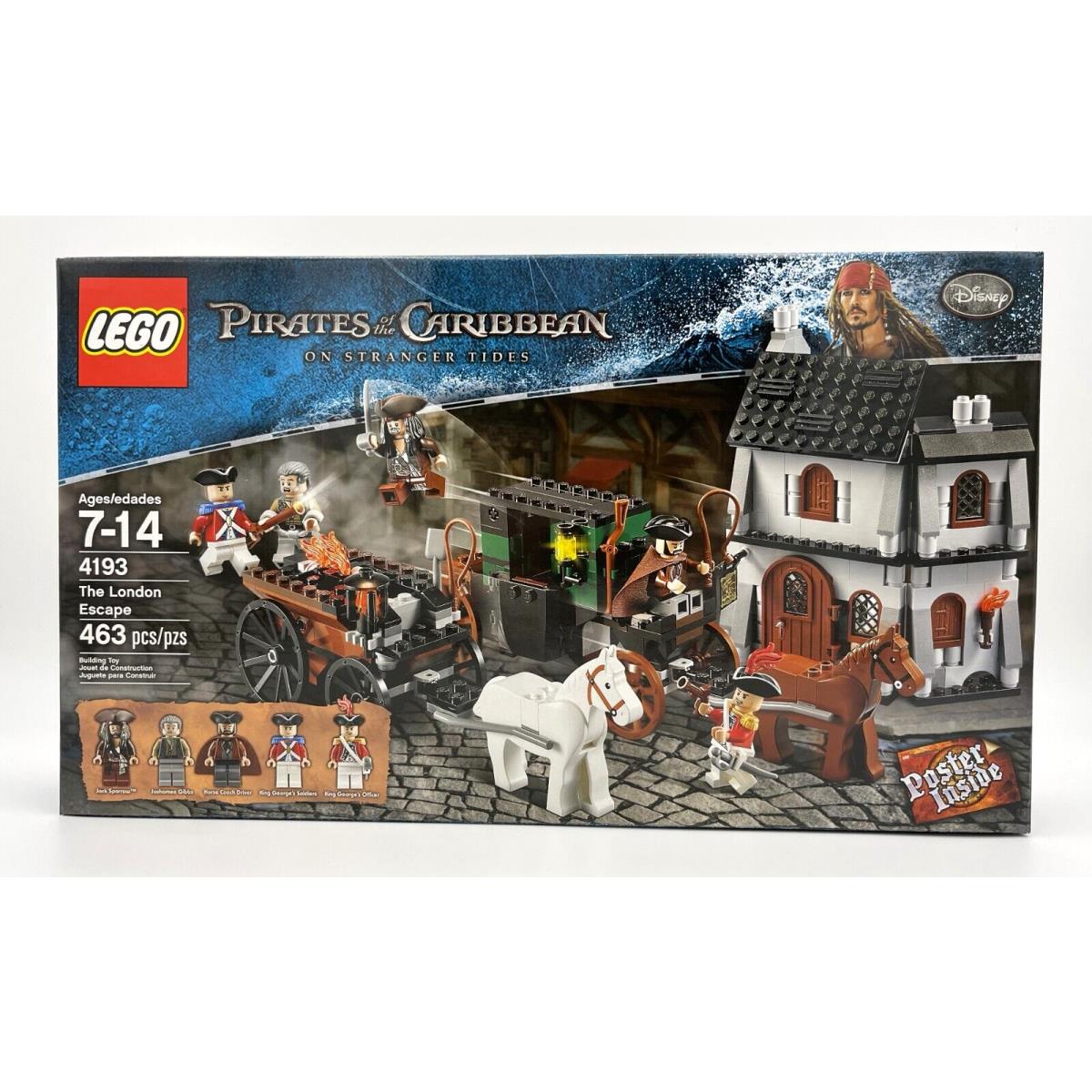 Lego 4193 Pirates of The Caribbean - The London Escape Retired