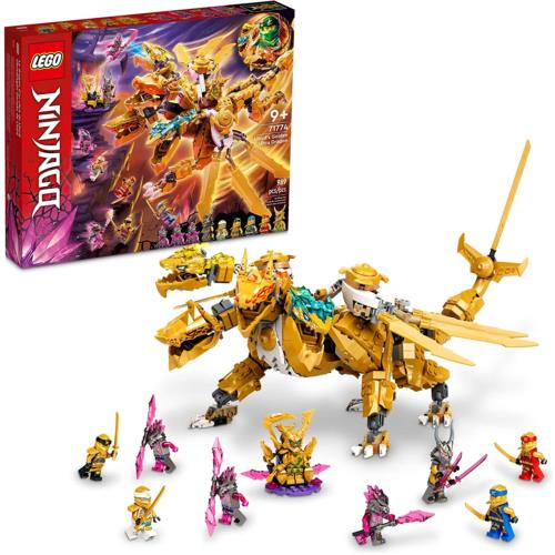 Lego Ninjago Lloyd s Golden Ultra Dragon Toy For Kids 71774 Large 4 Headed