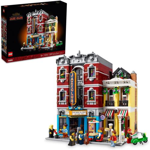Lego Icons Jazz Club 10312 Modular Building Collection Building Kit 2 899 Pieces