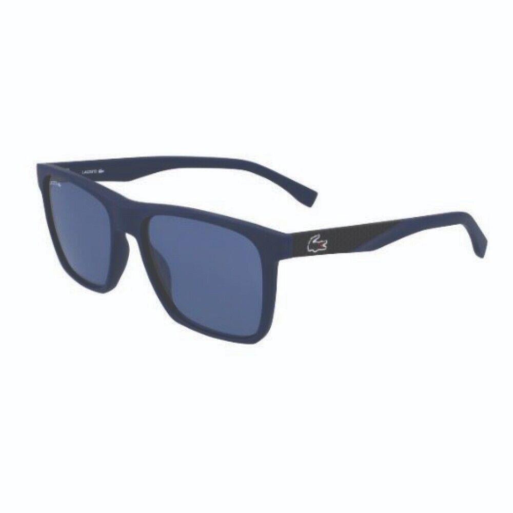 Lacoste Men`s Sunglasses L900S Navy 424 56-17-150 Retail w Hard Case