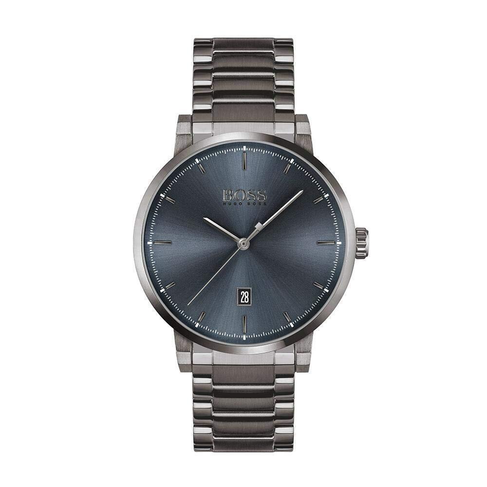 Hugo Boss 1513793 Confidence Men`s Quartz Stainless Steel Link Bracelet Watch