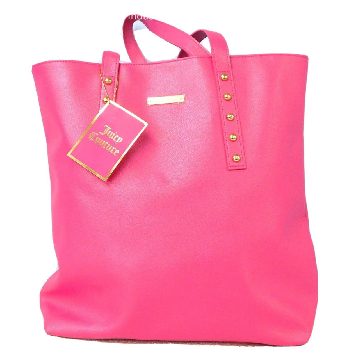 Juicy Couture Pink Xlarge Tote Bag Purse 16X17X4