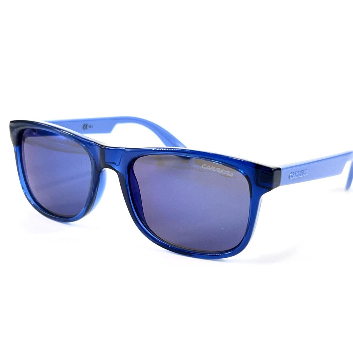 Carrera Carrerino 17/S Kids Plastic Polarized Sunglass 0TSZXT Blue W/blue Mirror - Blue Frame, Gray Lens