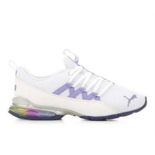 Puma Women`s Riaze Prowl Rainbow Fresh Running Shoes - White - White Main