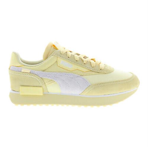 Puma Future Rider Mono 38766402 Womens Yellow Lifestyle Sneakers Shoes - Yellow