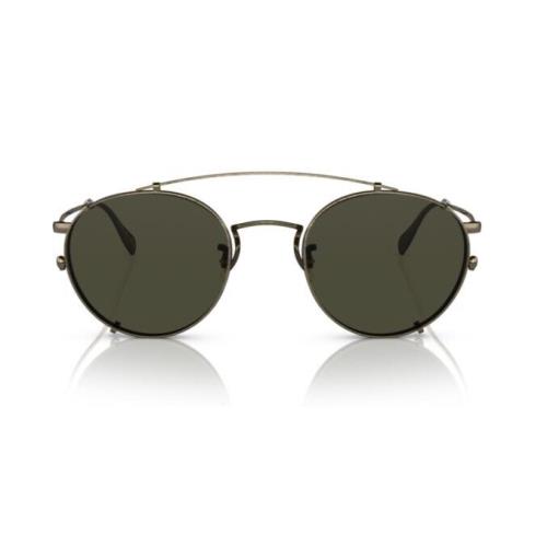 Oliver Peoples 0OV1186C Coleridge Clip 528482 Gold/green Men`s 47mm Clip-on