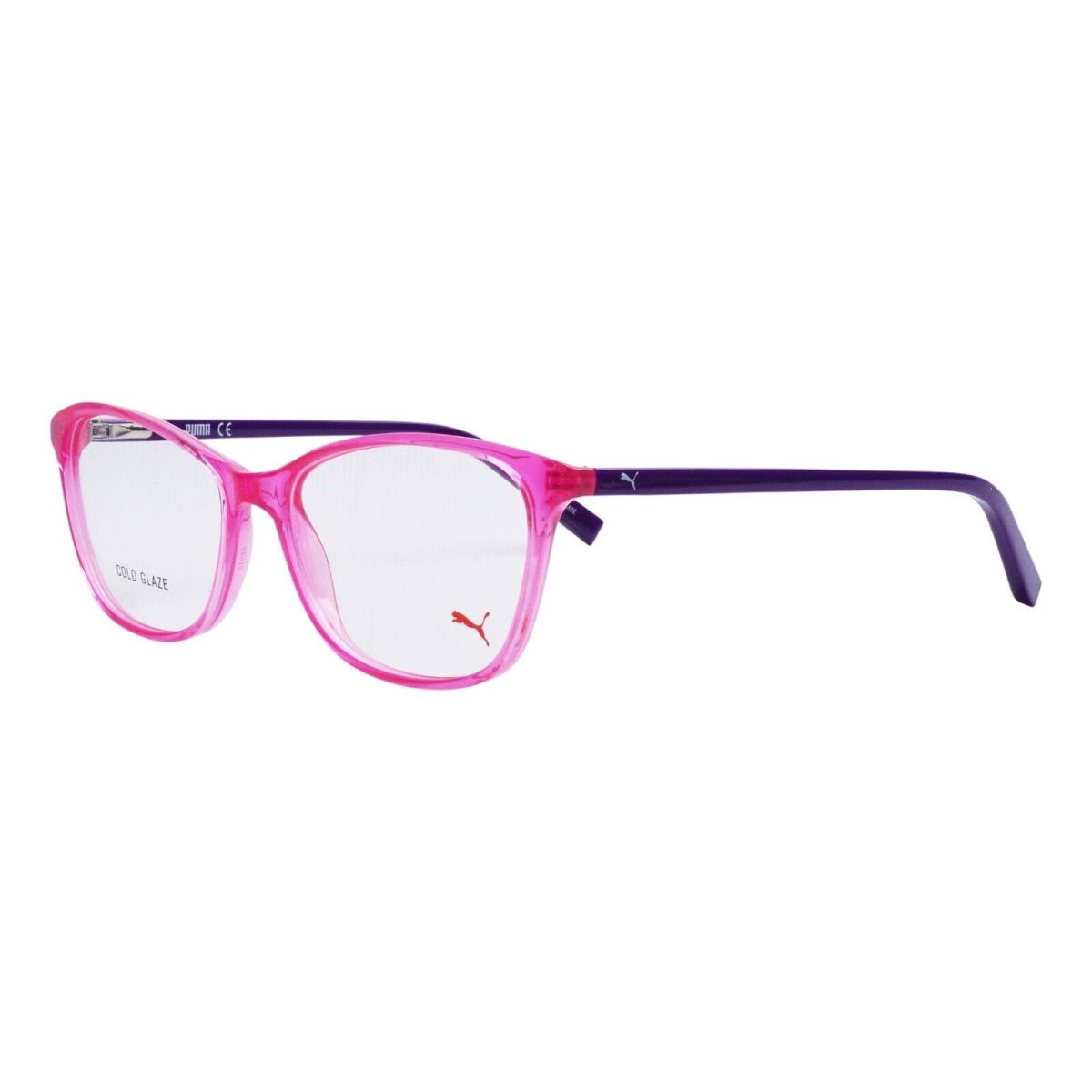 Puma Kids Eyeglasses PJ0033O 002 Pink Full Rim Frames 49MM Rx-able