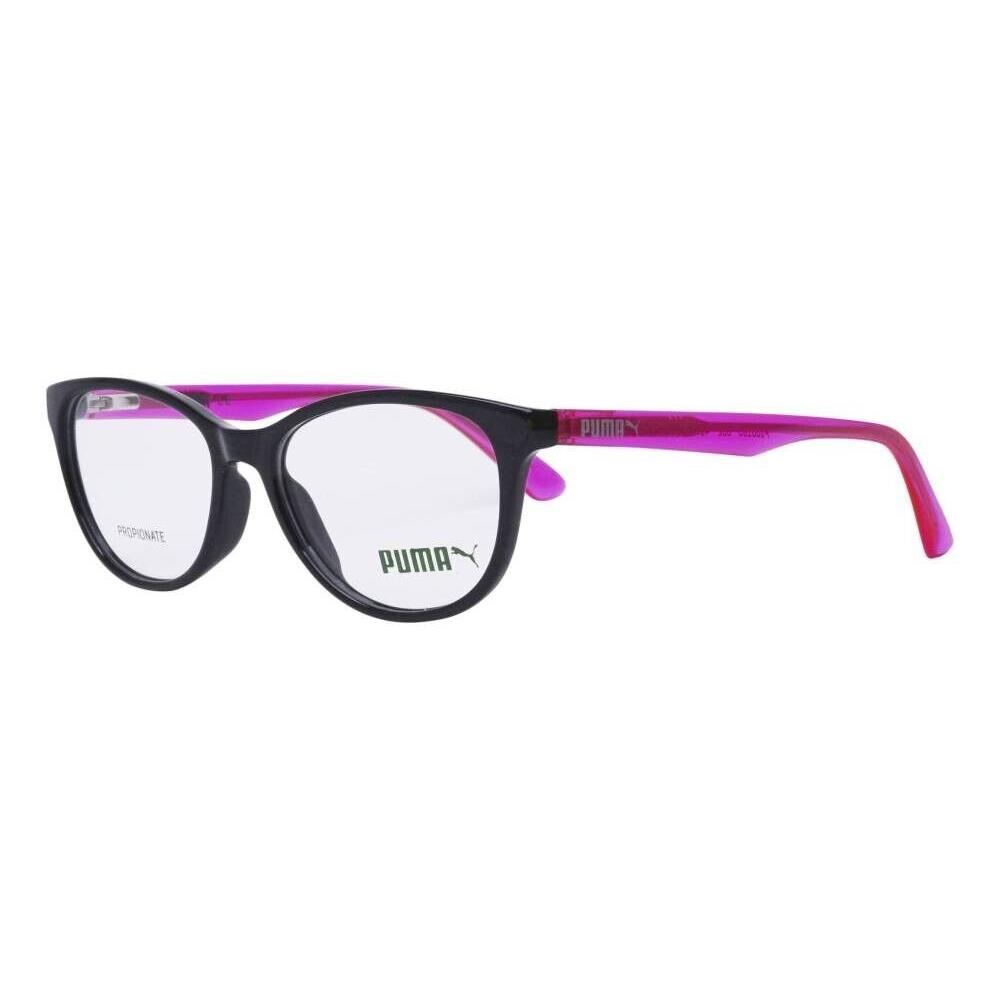 Puma Kids Eyeglasses PJ0018O 002 Black Full Rim Frames 48MM Rx-able