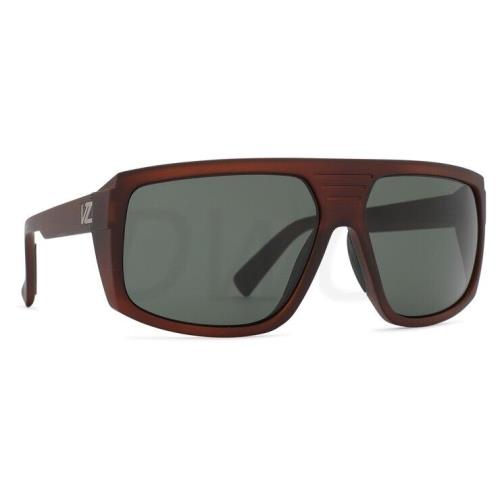 Vonzipper Quazzi Brown Satin/vint Grn AZYEY00126-CQJ0 Sunglasses