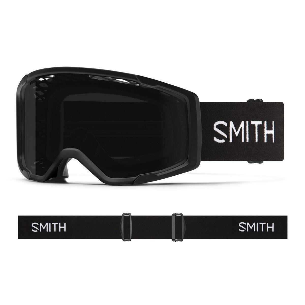 Smith Rhythm Mtb /bike Goggles Black Frame Chromapop Sun Black + Bonus Lens