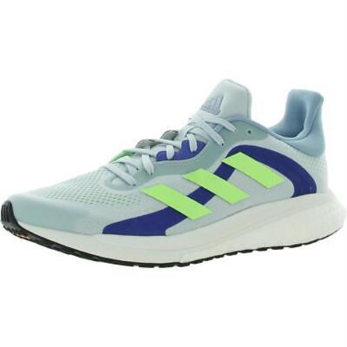 Adidas Womens Solar Glide 4 ST Athletic Lace Up Running Shoes Sneakers Bhfo 3875 - Halblu/Siggnr/Sonink