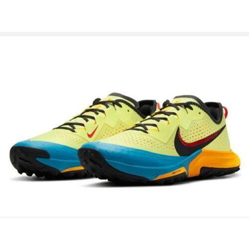 Mens Nike Air Zoom Terra Kiger 7 Trail Running Shoe Limelight Size 11.5 - Limelight/Noir