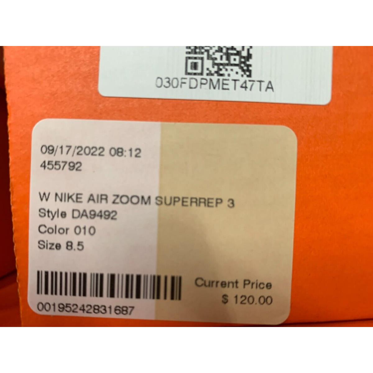 Nike shoes Air Zoom SuperRep - Black 7