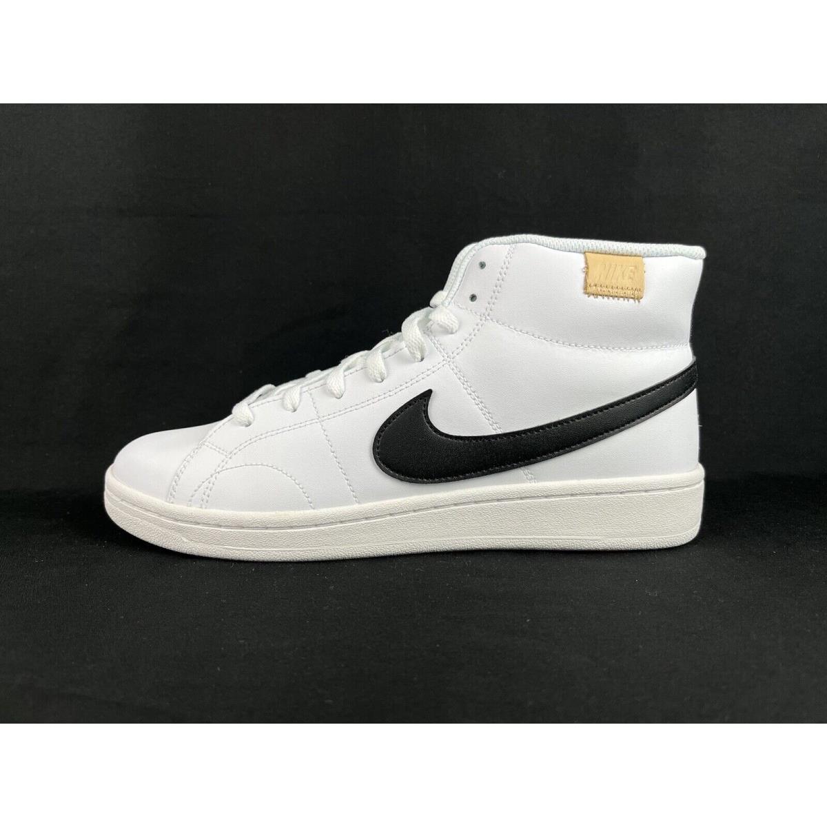 Nike Court Royale 2 Mid Men`s Shoes White/black CQ9179 100 Size 10.5 - White/Black