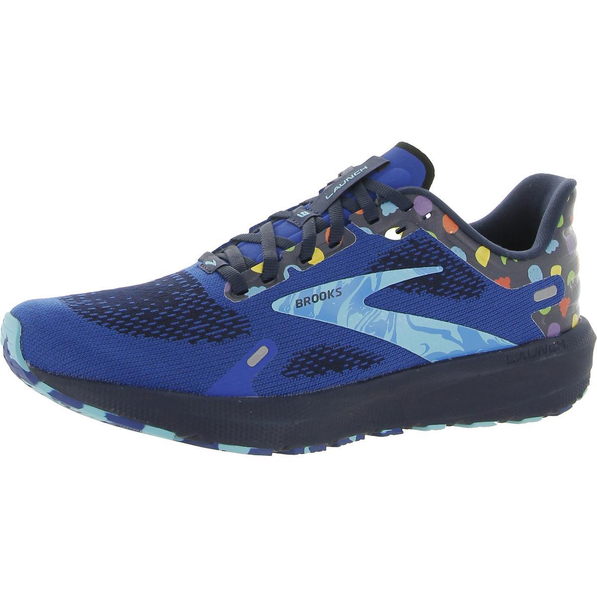 Brooks Mens Launch 9 Trainers Fitness Mesh Running Shoes Sneakers Bhfo 3592 Blue/Peacoat/Yellow