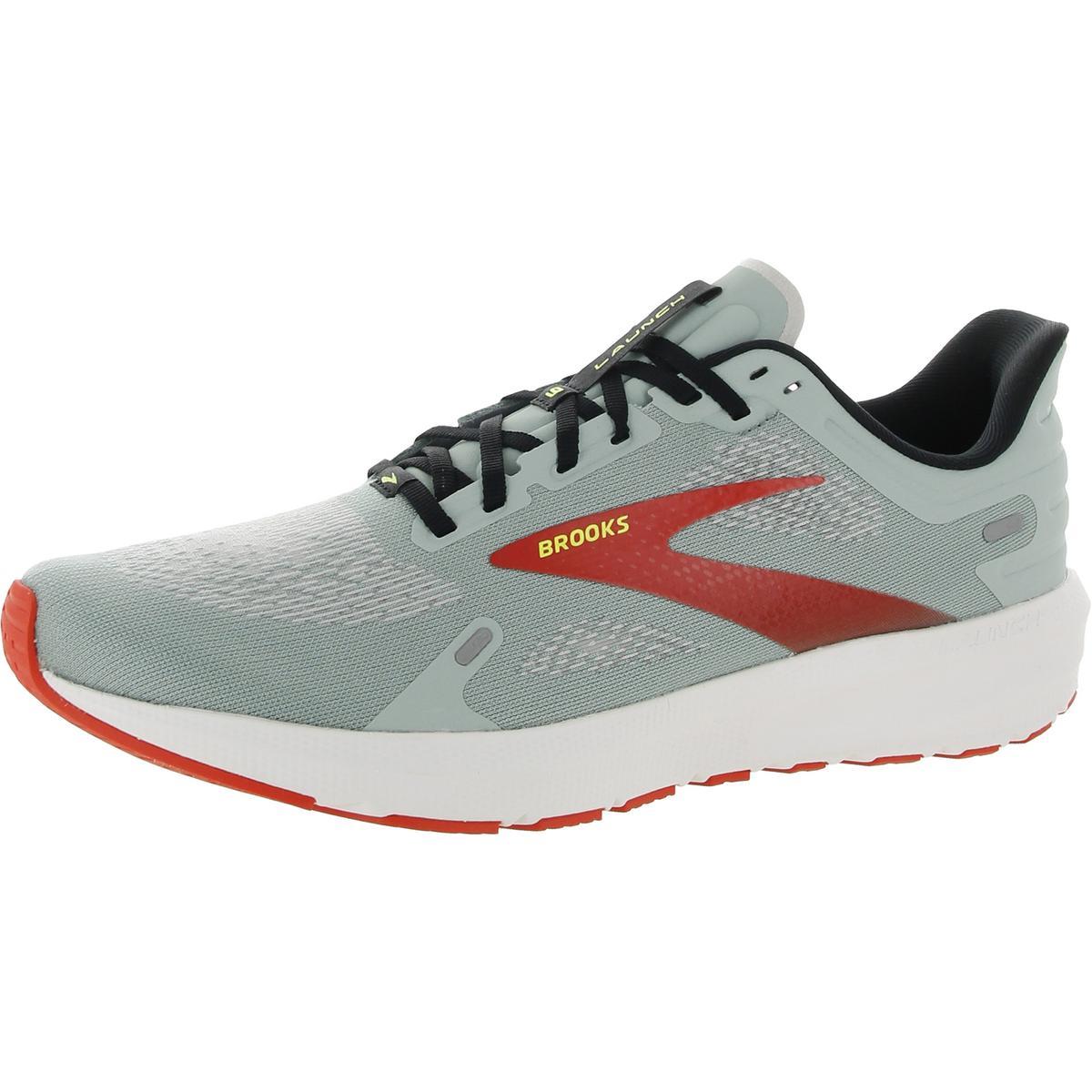 Brooks Mens Launch 9 Trainers Fitness Mesh Running Shoes Sneakers Bhfo 3592 Blue Surf/Black/Cherry Tomato