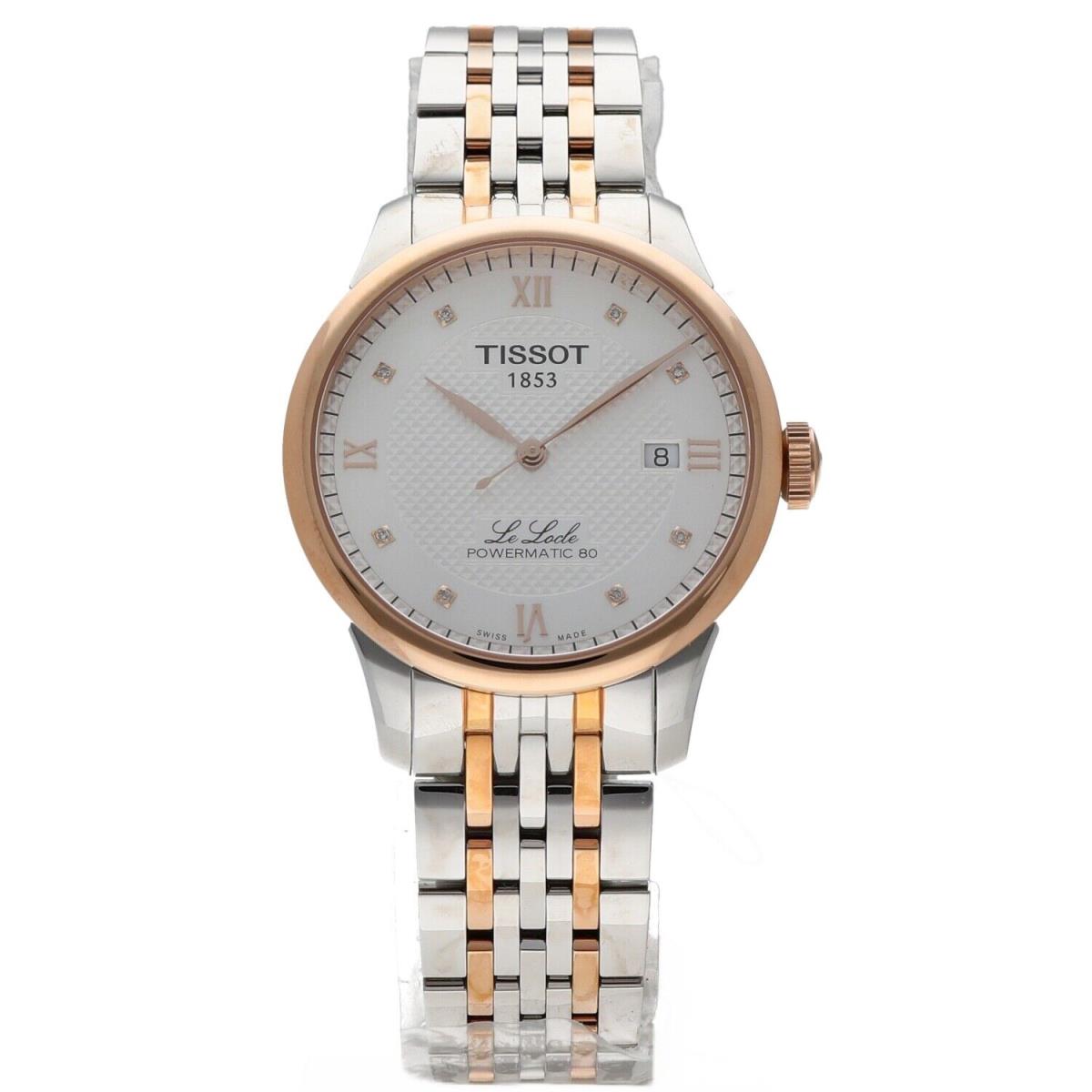 Tissot T006.407.22.036.00 Le Locle Powermatic 80 Rose Gold Steel Wrist Watch