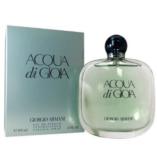 Giorgio Armani Acqua Di Gioia Women Eau De Parfum 3.4 oz 100 ml Edp Spray