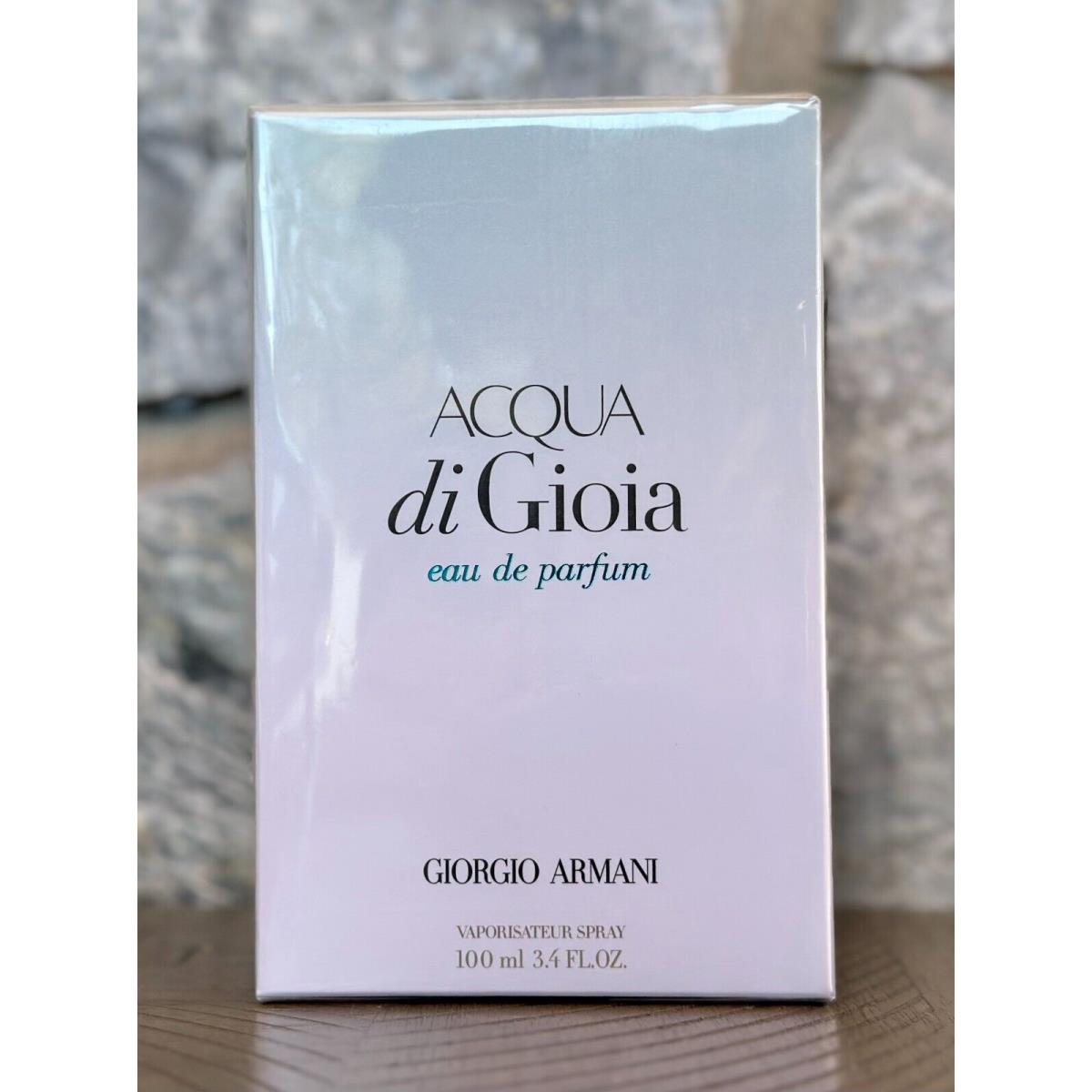 Giorgio Armani Acqua Di Gioia Eau de Parfum Edp 3.4oz / 100mL