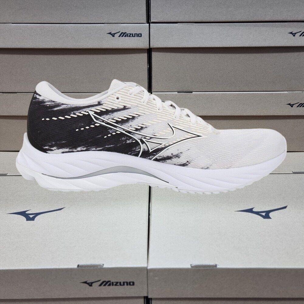 Mizuno Wave Rider 26 White/black J1GC220801 Men`s Running Shoes