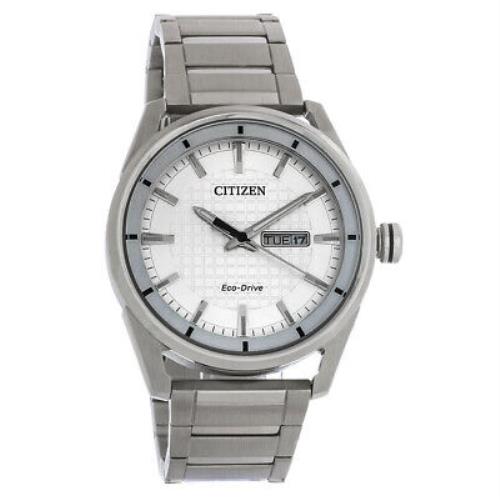 Citizen Eco Drive Cto Stainless Steel Silver Dial Watch AW0080-57A