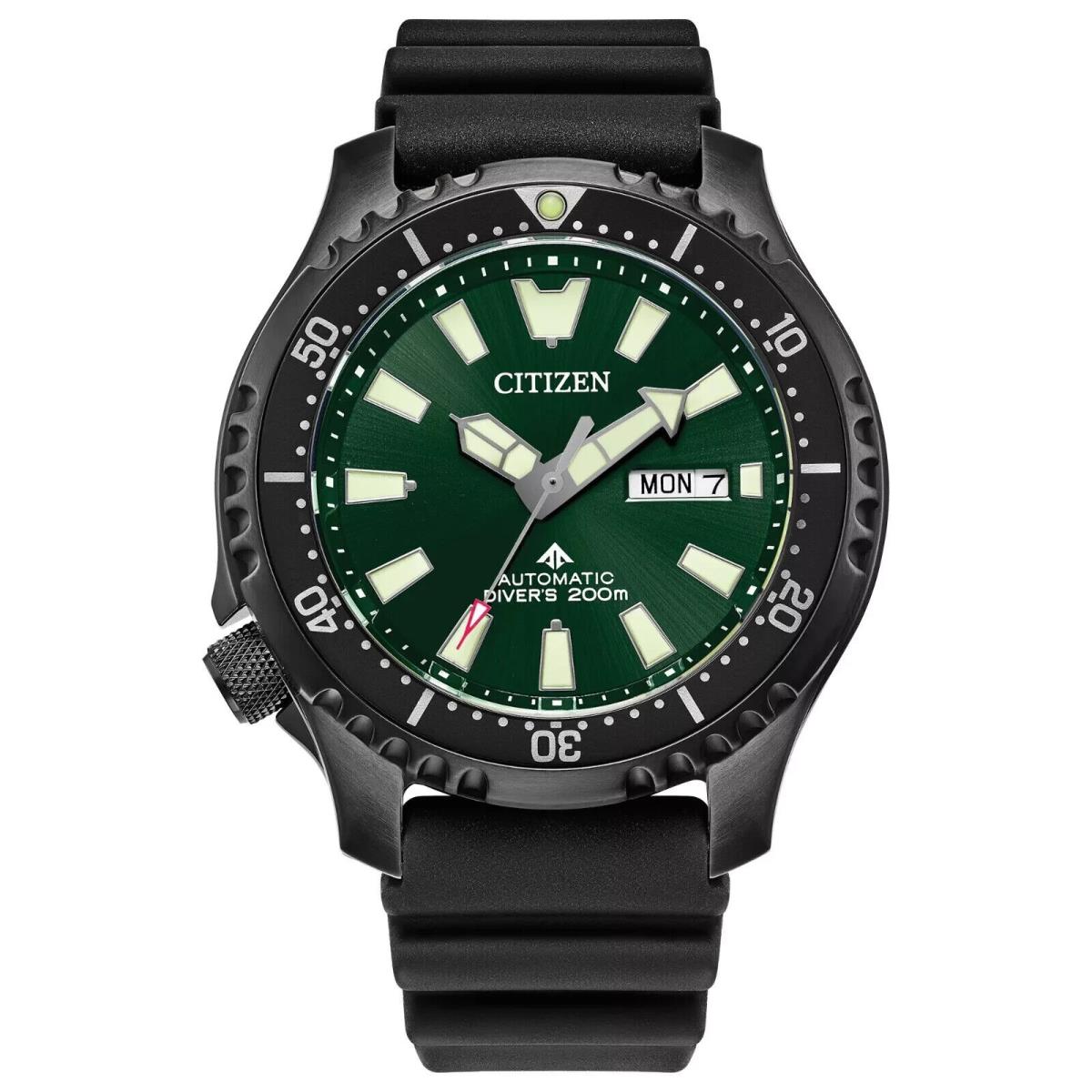 Citizen Automatic Promaster Dive Men`s Calendar Watch 44MM NY0155-07X