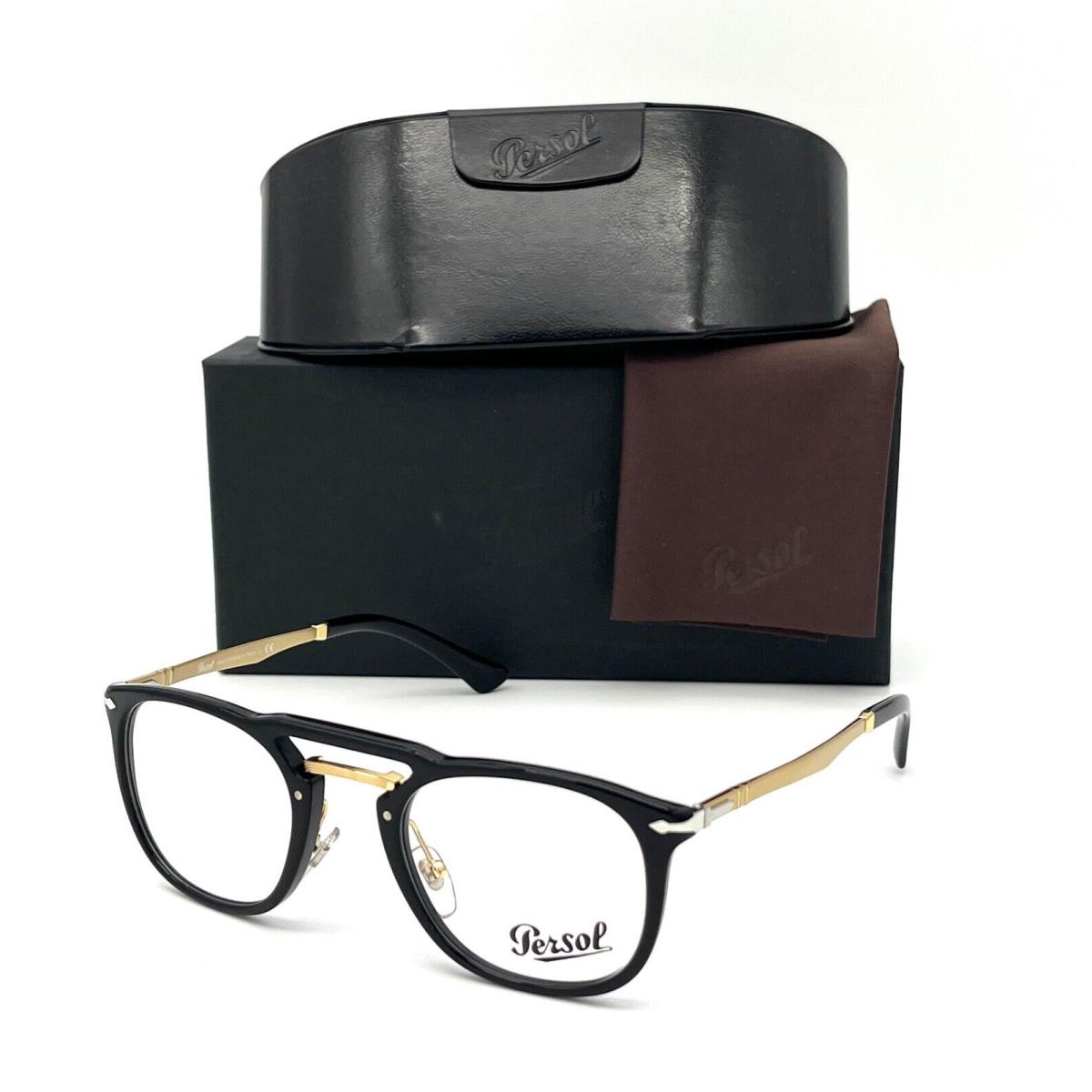 Persol PO3265V 95 Black Gold / Demo Lens 48mmmm Eyeglasses