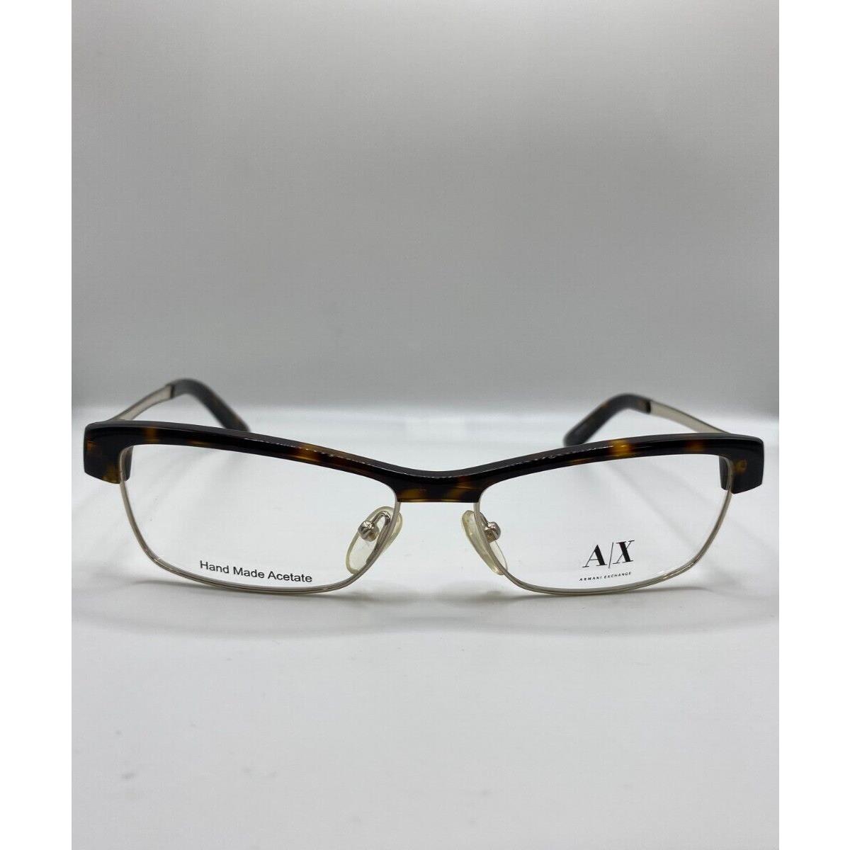 Armani Exchange AX238 Aqt Tortoise Cat Eye Eyeglasses Acetate Frame 53-14-135