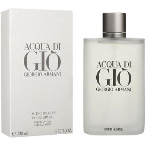 Giorgio Armani Acqua Di Gio Men Cologne Eau De Toilette 6.7 oz 200 ml Spray