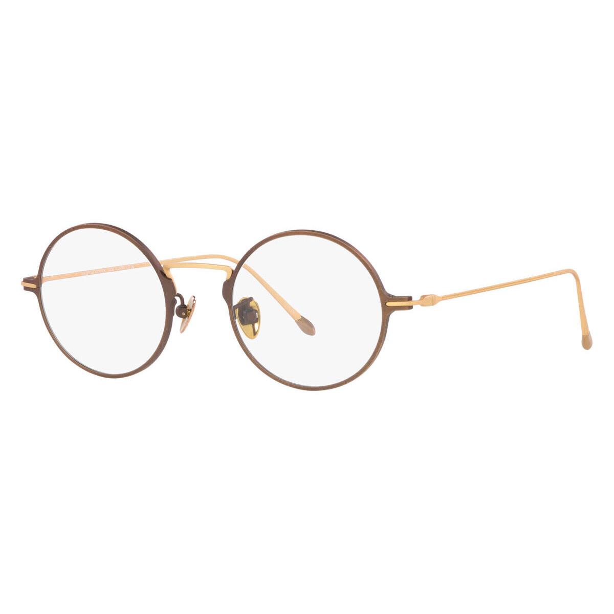 Giorgio Armani AR5125T Eyeglasses Men Matte Bronze Oval 47mm