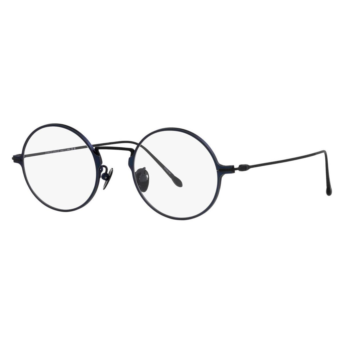 Giorgio Armani AR5125T Eyeglasses Men Matte Blue Oval 47mm