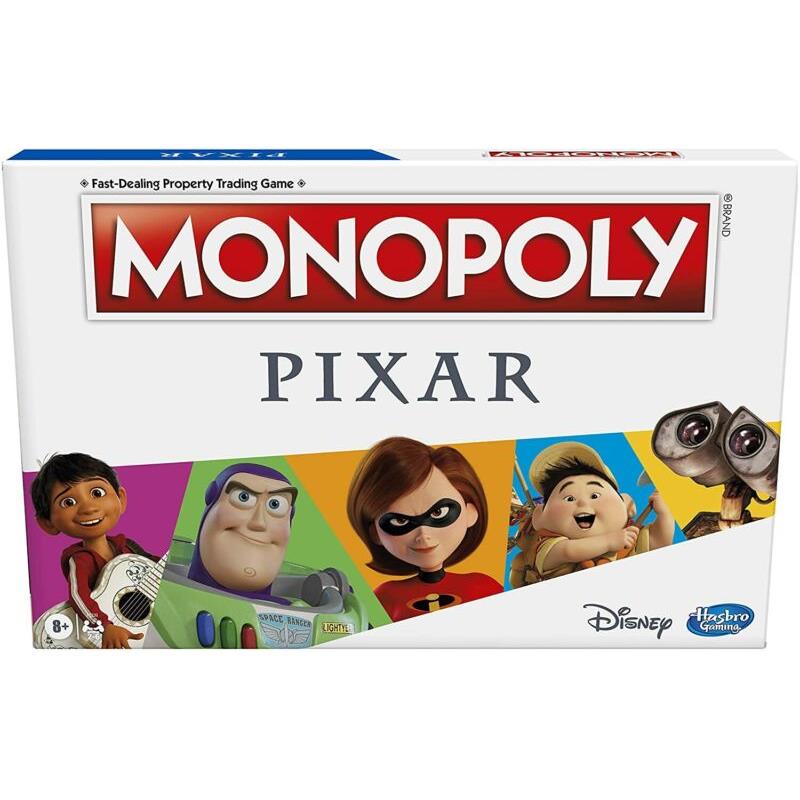 Monopoly: Pixar Edition Fast Dealing Property Trading Board Game Nov.1 2020