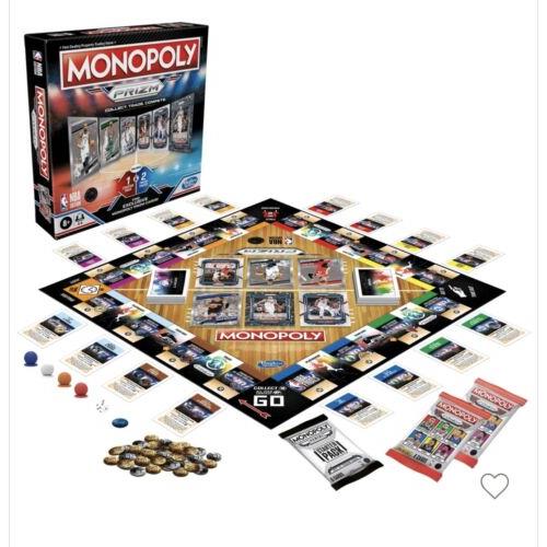 Hasbro Monopoly Prism Nba Trading Card Edition Board Game