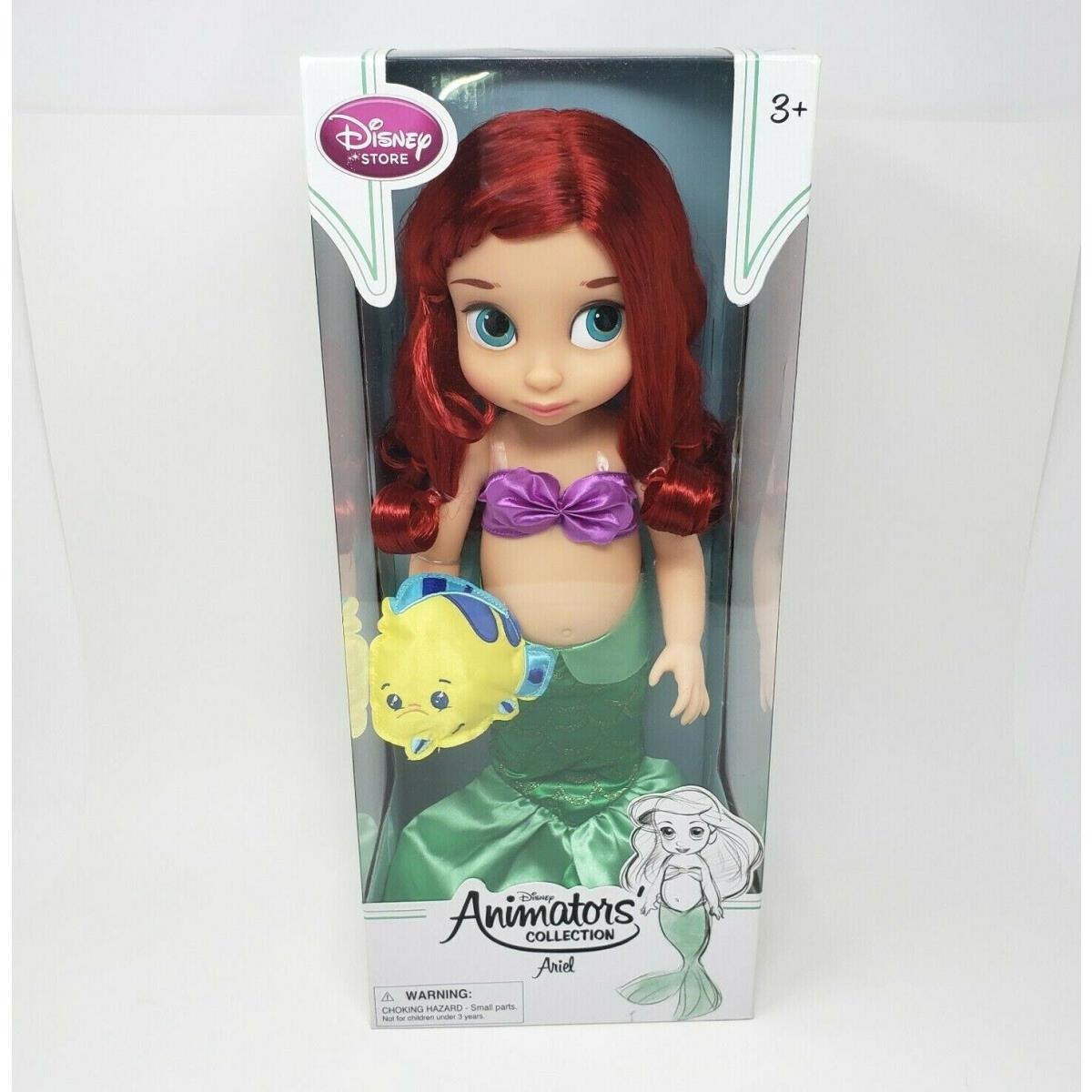 Disney Animators Collection Ariel The Little Mermaid Flounder Doll