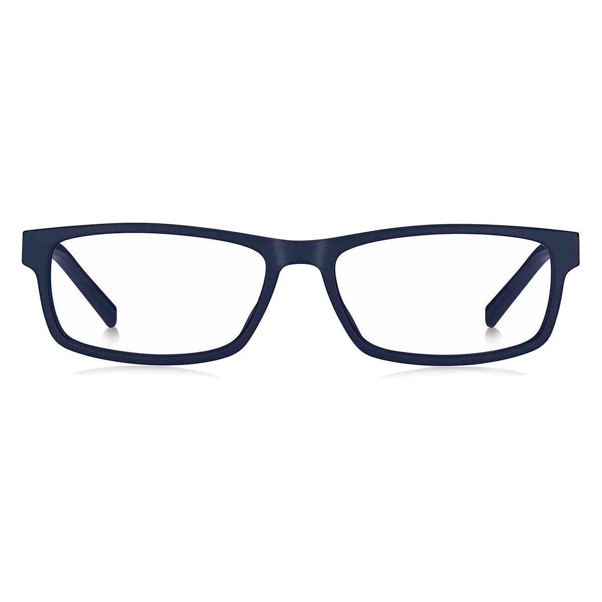 Toy Hilfiger TH 1999 Eyeglasses Men Matte Blue Rectangle 53