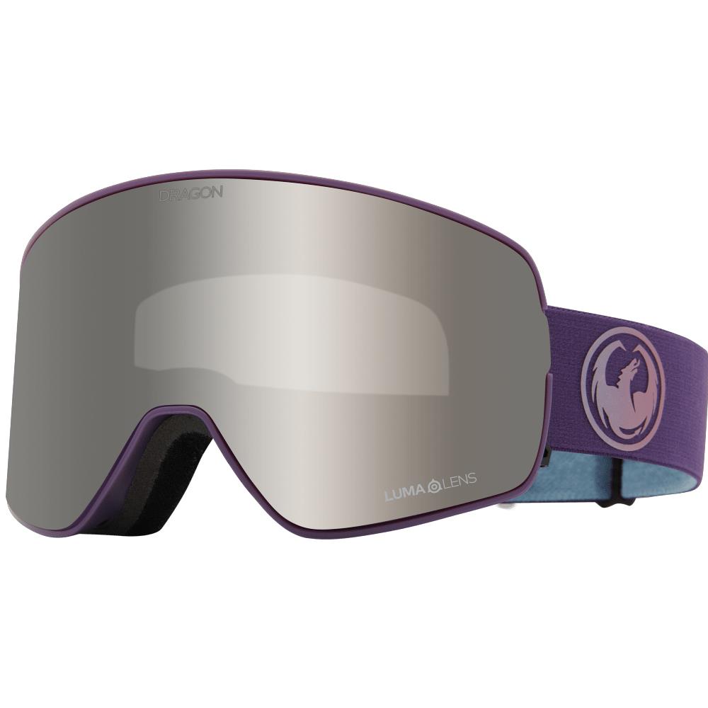 Dragon Alliance NFX2 Goggles + Bonus Lens Deep Plum; Lumalens Silver Ion + LL Violet