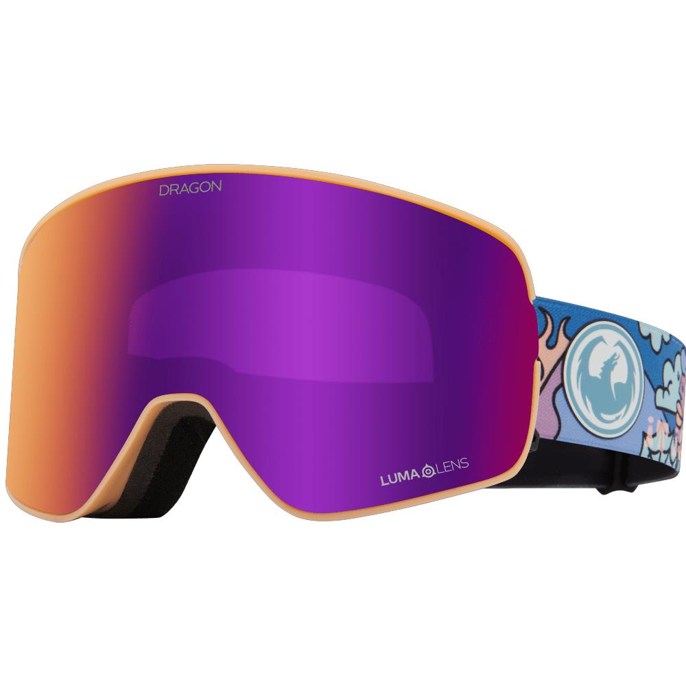 Dragon Alliance NFX2 Goggles + Bonus Lens Fasani 24; Lumalens Purple Ion + LL Violet