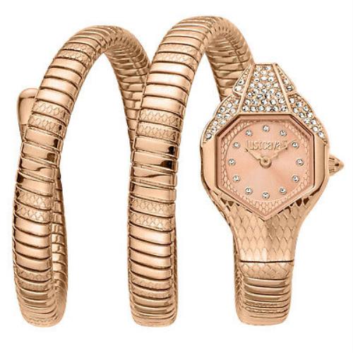 Just Cavalli Women`s Serpente Rose Gold Dial Watch - JC1L193M0045
