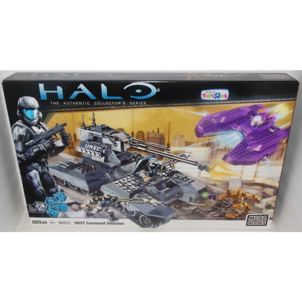 New: Mega Bloks: Halo Odst Covenant Invasion 96853: Toys R Us Set