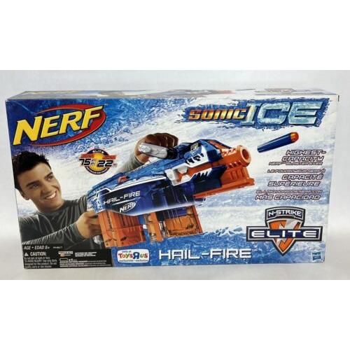 Nerf N-strike Elite Sonic Ice Hail-fire Blaster 2013 Toys R Us Exclusive Rare