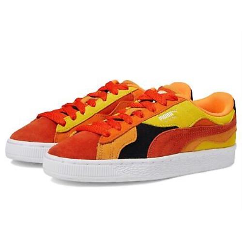 Children Unisex Sneakers Athletic Shoes Puma Kids Suede Camowave Big Kid