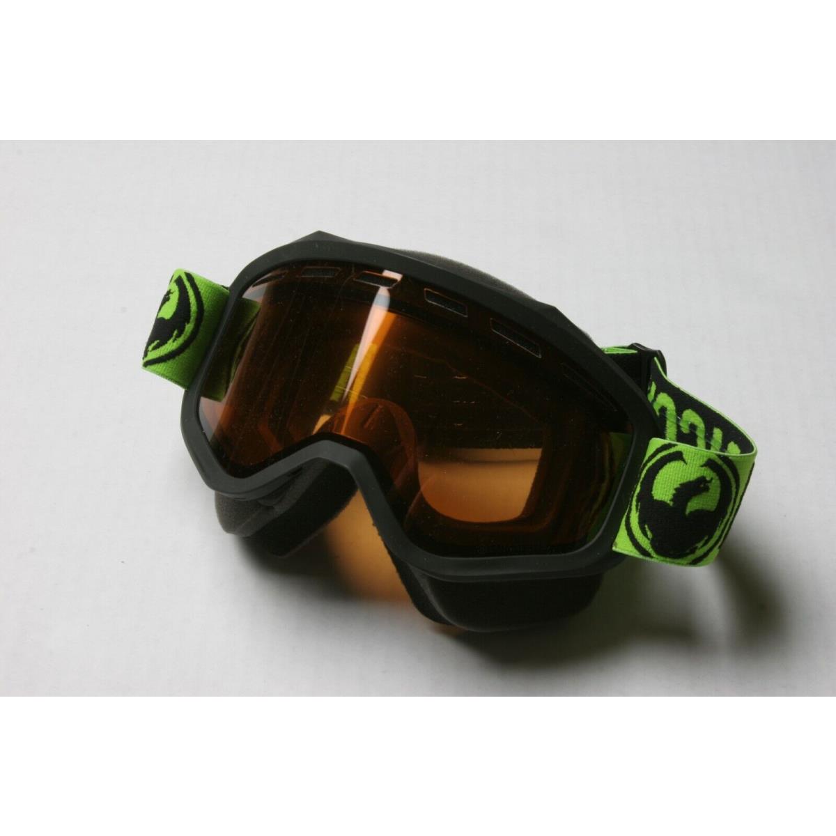 Dragon Alliance Mxv Snowmo Moto Goggles Break Green / Luma Lens Amber