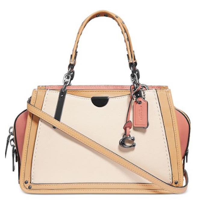 Coach Colorblock Dreamer Satchel Ivory Multi-silver Packaging - Exterior: Ivory Multi/Silver